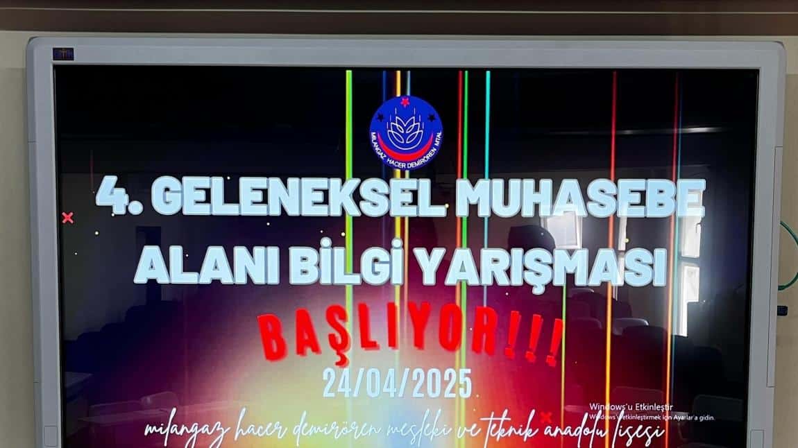 Muhasebe ve Finansman Alanı Geleneksel Bilgi Yarışması